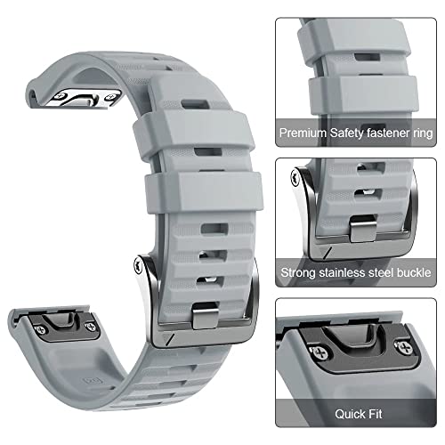 Correa de silicona para Garmin Fenix 5X y Forerunner 945 ideal para deporte 7