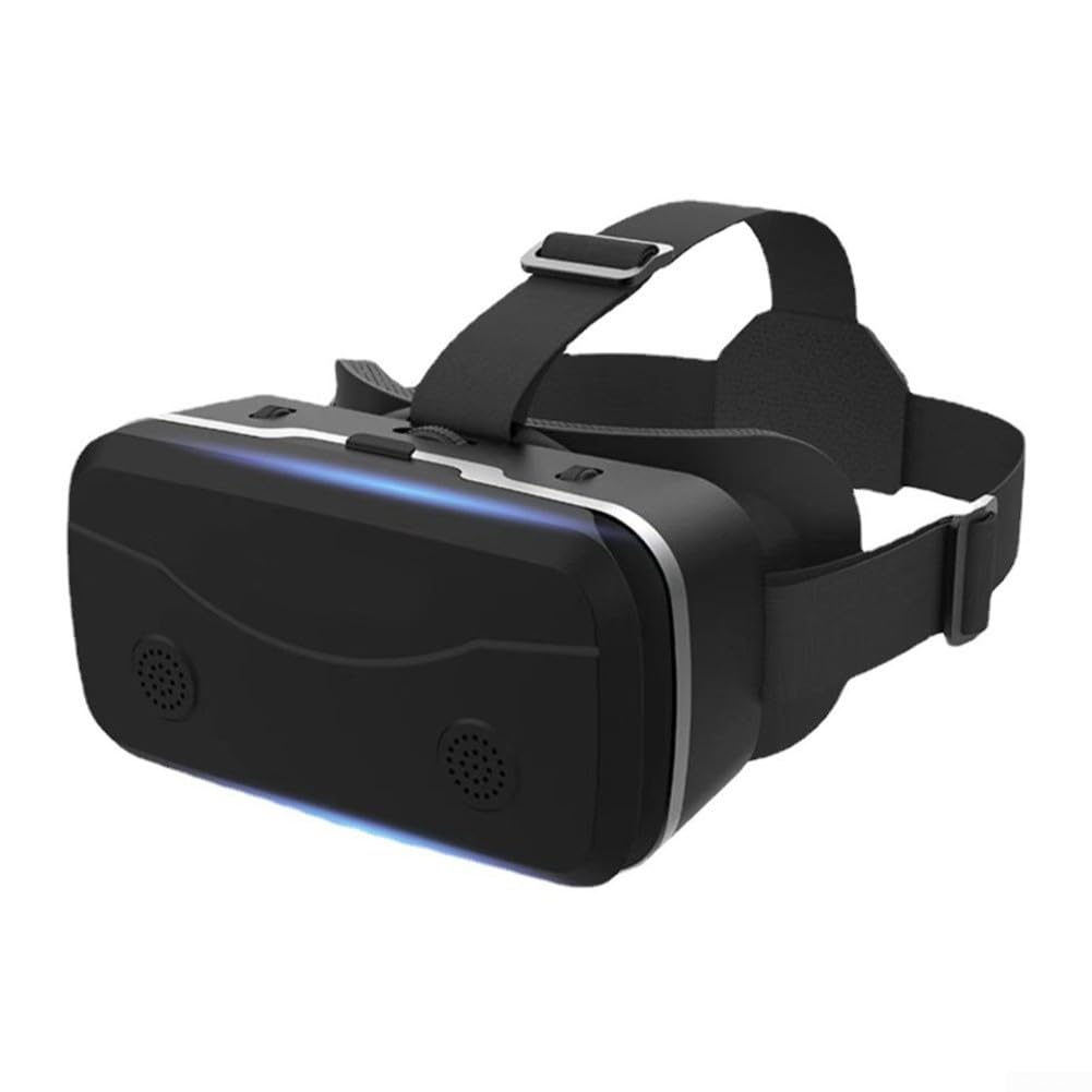 Cuffie VR per telefono con controller, lenti HD anti-luce blu, occhiali per realtà virtuale, esperienza cinematografica 3D immersiva (nero)