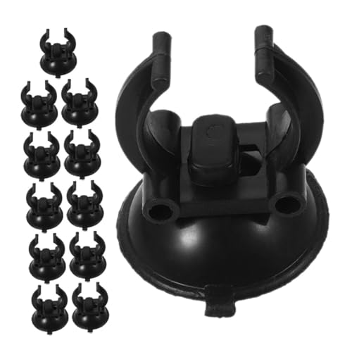 CIYODO 12 Uds Clip De Ventosa para Acuario Soporte De Ventosa para Pecera Abrazadera De Ventosa para Acuario Filtración Inflable Configuración De Aireación De Pecera De Aire
