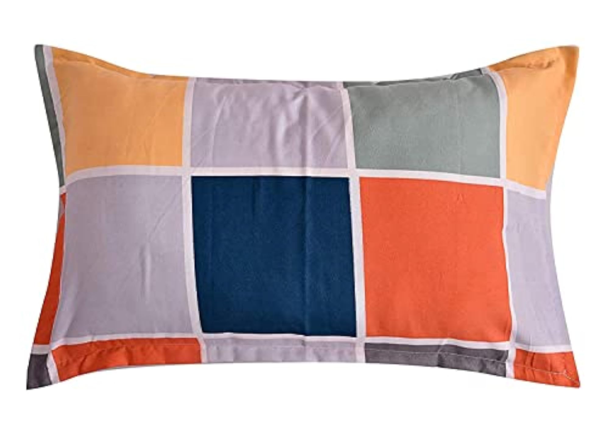 Glace Cotton Elastic Single Bedsheet with Pillow Cover