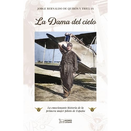 La dama del cielo Audiolibro Por Jorge Bernaldo de Quirós y Trillas arte de portada