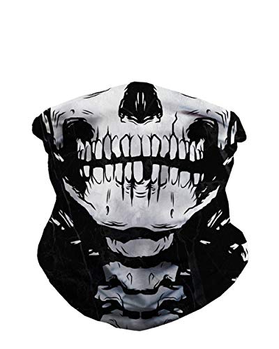INTO THE AM A Skeleton X-Ray Skull Multi-Functional Seamless Face Mask Bandana