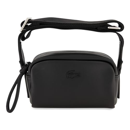 Lacoste Unisex - Erwachsene Umhängetasche XS REPORTER BAG, Handtasche,Schultertasche,cross-body,SCHWARZ (000),Einheitsgröße (One Size)