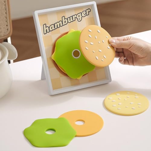 Dessous de verre en silicone antidérapant magnétique pour cuisine - 8