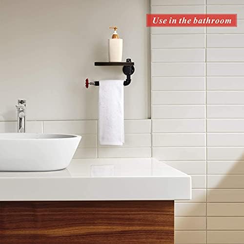 Eudoer 1 Piece Urban Industrial Style Iron Wall Toilet Paper Holder