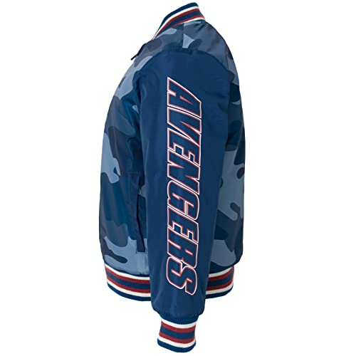 Image of Marvel Boys' Zip-Up Varsity Bomber Jacket Toddler to Big Kid