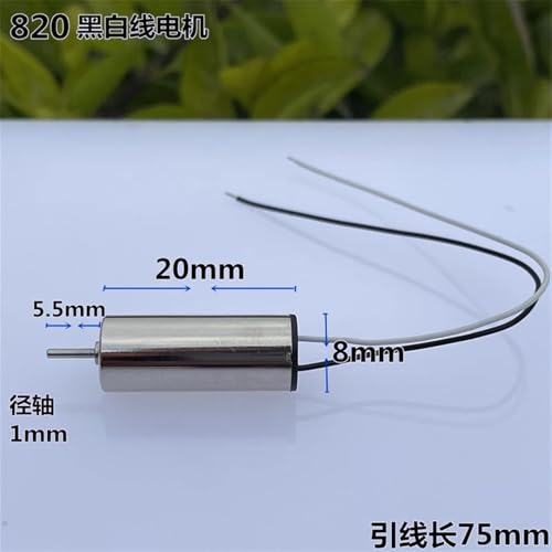 Moteur électrique sans noyau 0820 DC 3.7V idéal pour réparer vos mini drones