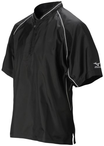 Jersey de cricket Mizuno garçon manches courtes passepoilé