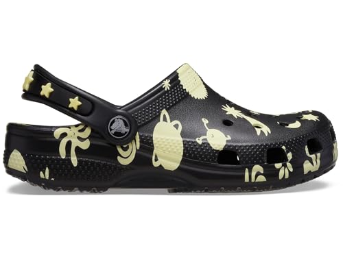 Image of Crocs Unisex-Child Classic Glow in the Dark Clogs (Little Kid /Big Kid)