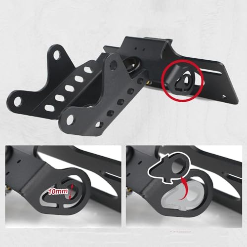 Support de Plaque d'Immatriculation Moto MT-09 avec Feu LED Intégré - 3