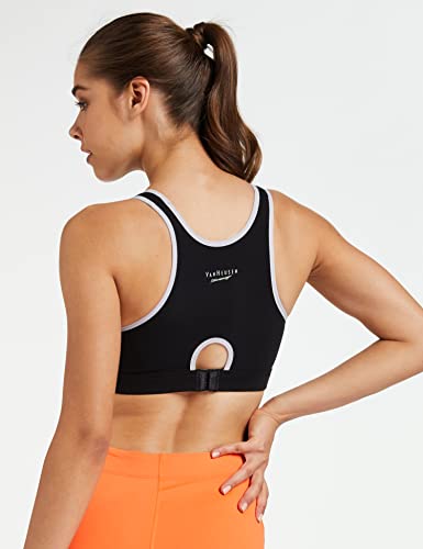 Image of Van Heusen Women's Cotton Sports Bra | Racerback | Medium Impact | Anti‑Bacterial Tech | Keeps you dry and Fresh | Sweat Absorbent | Ideal for Workout & Gym | Lightly padded | Slip -on Bra| Style 44004|Available in Pack of 1 & 2