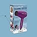 Conair Hair Dryer, Worldwide Travel Hair Dryer with Smart Voltage Technology and Folding Handle, Includes Diffuser and Concentrator, Purple