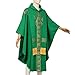 FAD-4U Church Catholic Priest Chasubles Vestments for Church Mass Vestments Robe with Stole