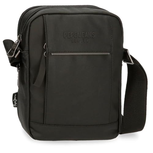 Pepe Jeans Dortmund Bandolera Gris 17x22x7,5 cms...