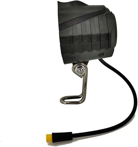 Miniatura 4 de Faro LED para bicicleta Ebike 36 V 48 V bicicleta para scooter eléctrico luz delantera 3pin conector cuerno incorporado 4 bombillas LED accesorios