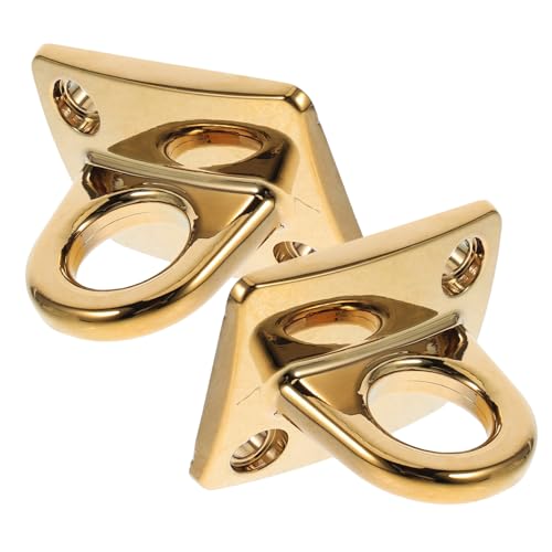 CIYODO Metal Crafted Wall Plate Hooks 2pcs Large Loop Zinc Alloy Multipurpose Quick Setup Wardrobe Accessories Key Hanger