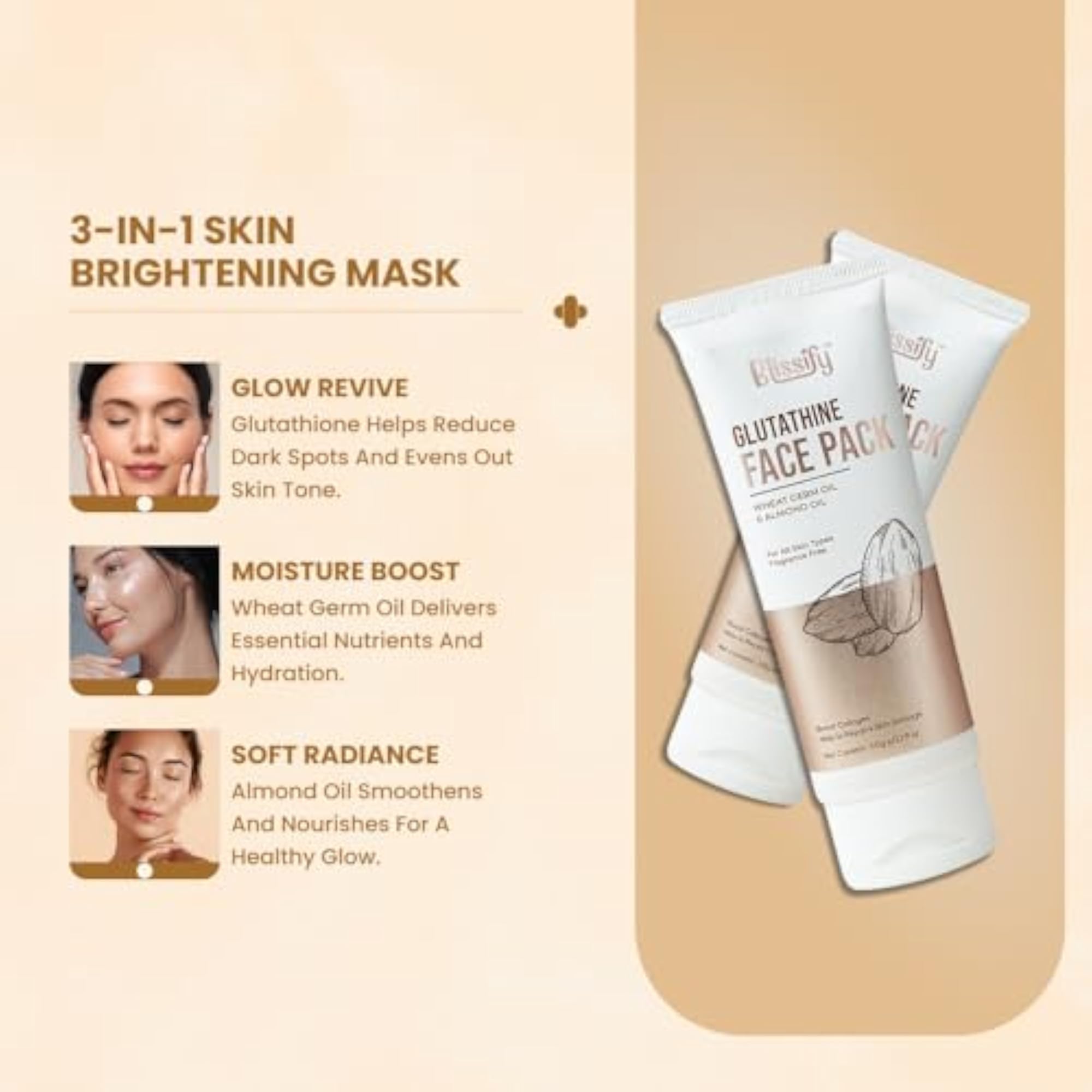 Skin Refining Duo: Glutathione Face Pack & Scrub