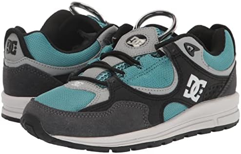 DC Men's Kalis Lite Runner Skate Shoe, Black/Grey/Blue, 5 | Image 6