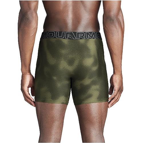 Image of Under Armour mens Multi-pack Performance Tech Boxerjock Brief, 6 inch Inseam, All-day Comfort & Soft