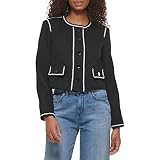 KARL LAGERFELD L3acu125-blk-16 Giacca Sportiva, Nero, 50 Donna