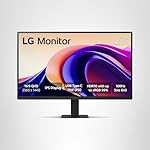 LG 27U631A-B 27-inch QHD (2560 x 1440) IPS Computer Monitor, 100Hz, 5ms, HDR10, Reader Mode, Flicker Safe, HDMI, USB Type-C 15W PD, Black