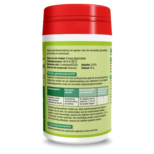 Protect Garden Stekmiddel - 25 Gram - Voor de Bevordering van Wortelvorming van Sierplanten - Stekpoeder voor Snelle Wortelgroei - Geconcentreerde Groeiregulator - Afbeelding 4