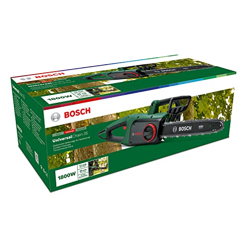 Bosch Chainsaw UniversalChain 35 (1800 W, Weight: 4.2 kg, Chain Speed: 12 m/s, in Carton Packaging)