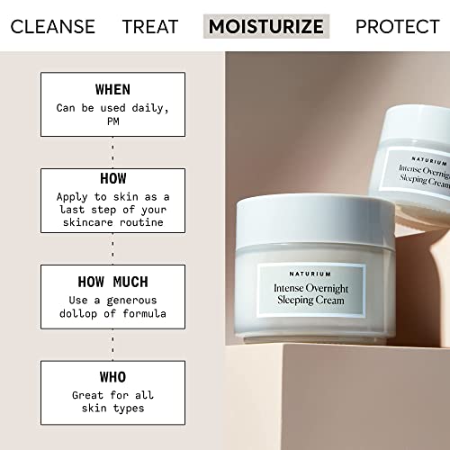 Naturium Intense Overnight Sleeping Cream Jumbo, Hydrating & Anti-Aging Face Moisturizer, 3 oz - image 2