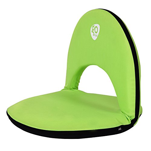 Goplus® Reclining Stadium Seat Multiuse Portable Padded Cushion Picnic Beach Camping Chair