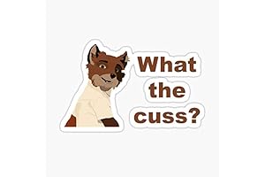 Fantastic Mr. Fox: What the Cuss? Sticker