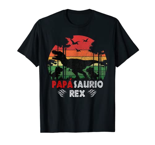 Papá-Saurio t-Rex Dinosaurio Día Del Padre father's day fun Camiseta Cover