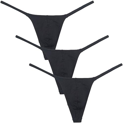 Men's Modal Mini Bikini G-string Thong Underwear Minimum Coverage Underpants Tiny Pouch T-back Sexy Male lingeries