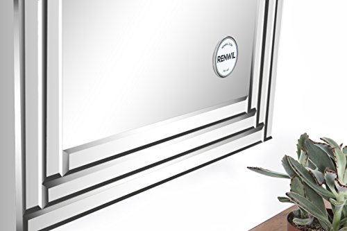 Ren-Wil Edessa Wall Mirror, Large, Clear #TOP2