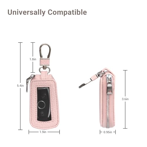 Image of Yuoyar Premium Leather Key Fob Case - Universal Car Key Holder