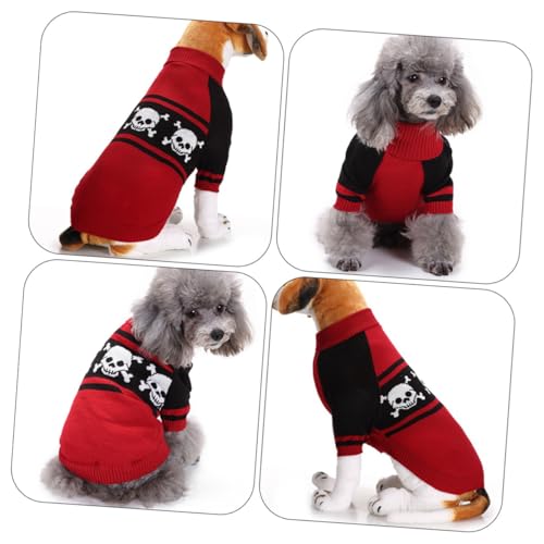 Disfraz Halloween para Perro Suéter Calavera Talla L miniatura 5
