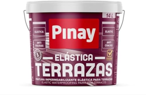 IMPERMEABILIZANTE TERRAZAS - Pintura impermeabilizante elástica a base de polímeros acrílicos y exenta de productos asfálticos. (4 L, BLANCO)