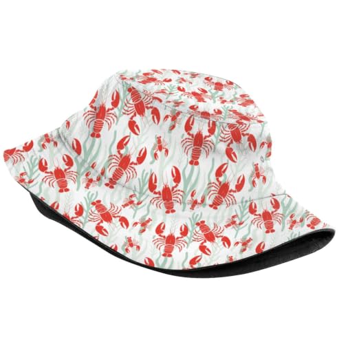 Image of Bucket Hat for Women Men, Fashion Print Outdoor Beach Hat Packable Sun Cap for Travel Hiking