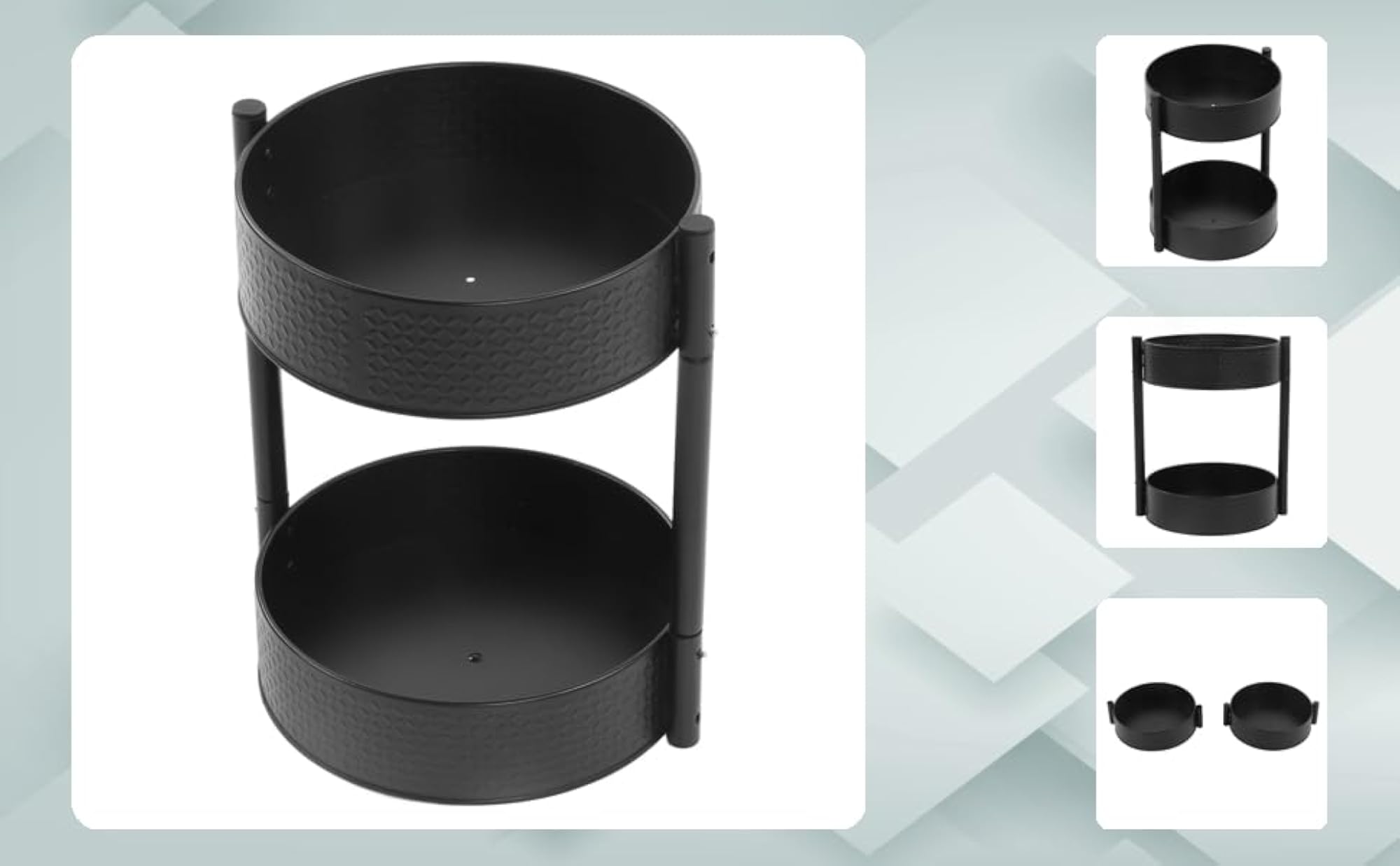 Rotating Kitchen Trolley with 360 Degree Functionality