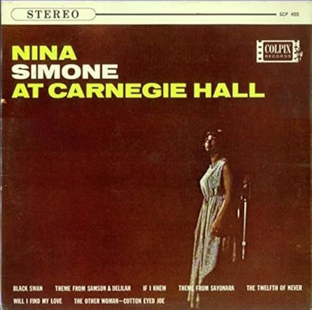 帯付 見開き Nina Simone At Carnegie Hall 稀少 帯付 見開き Nina Simone At Carnegie Hall 稀少