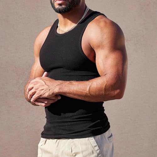 Rivelo Beaters for Men, Rivelo Shaper Beaters, Mens Compression Tank Top Undershirt, Tight Slim Fit Tank Tops Men3