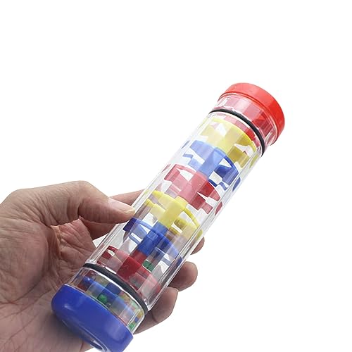 子供のための音楽教育レインスティックおもちゃ手と目の協調開発幼児と赤ちゃんに適しています (2 セクション)