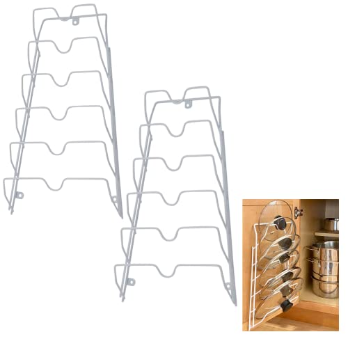 Organize your Lids with a Wall Mounted Lid Organizer