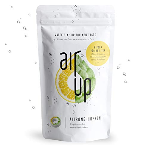 air up® Duft-Pods "Zitrone-Hopfen" für air up® Trinkflasche im 6er Pack für 30 Liter Geschmack