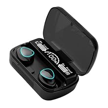 Stereo earphone--light weight and portable, easy to carry it outside and storage,Wireless Earphone Game earbuds--long standby time, easy to charge, no more worry about running out of power,Wireless Headset Running wireless earphone--the touch operati...