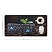 A Seedling Sprouts Desk Mat Non-Slip Laptop Writing Pad Large Keyboard Mousepad with Rubber Base 23.6
