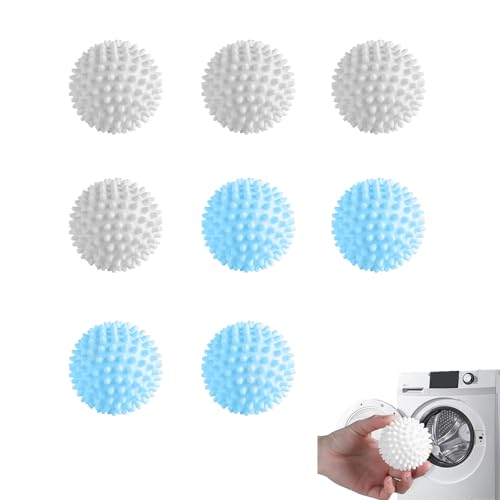 8 PCS Boule Lavage Linge, Balles Lavage Sèche Linge, Balles Machine à Laver, pour Machine à Laver, Boules de Séchage, Boules de Lavage