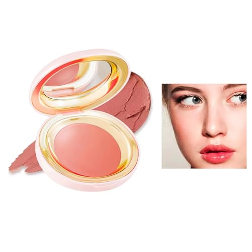 Waterproof Multi Blush Cream 2 in 1 Cream Blush with Mirror for Cheeks Eyes & Lip Long Lasting & Smooth Creamy For All Skin Types & Tones Nearly Neutral
