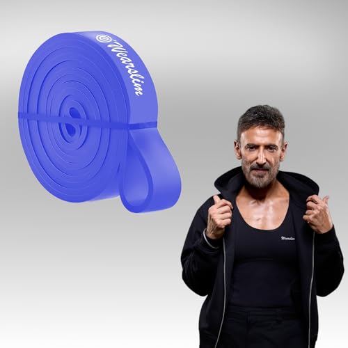 Wearslim® Professional Pull Up Assist Band, Exercise Resistance Bands for Strength Training, Home Fitness, Crossfit, Stretch Exercises, Powerlifting, & Stretch Band (Heavy: 25-50lbs)