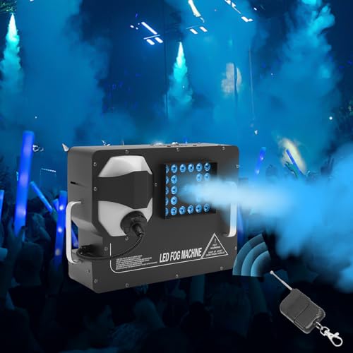 Máquina de Humo 1500W con 24 Led RGB para Escenario miniatura 4