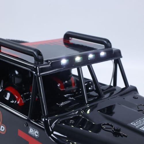 Image of 1 /10 Radio Control Desert Truck 1003 4WD Electric RC Off Road Car Metal Motor Base Light System Gyro Remote Controller 80KM /H Hobby Grade Model for Adult